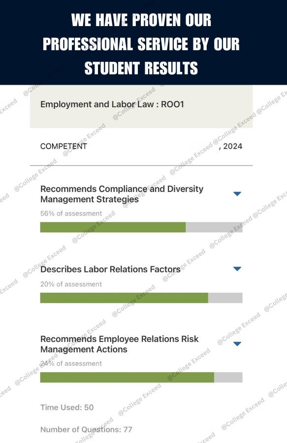 WGU D352 OA Questions and Answers