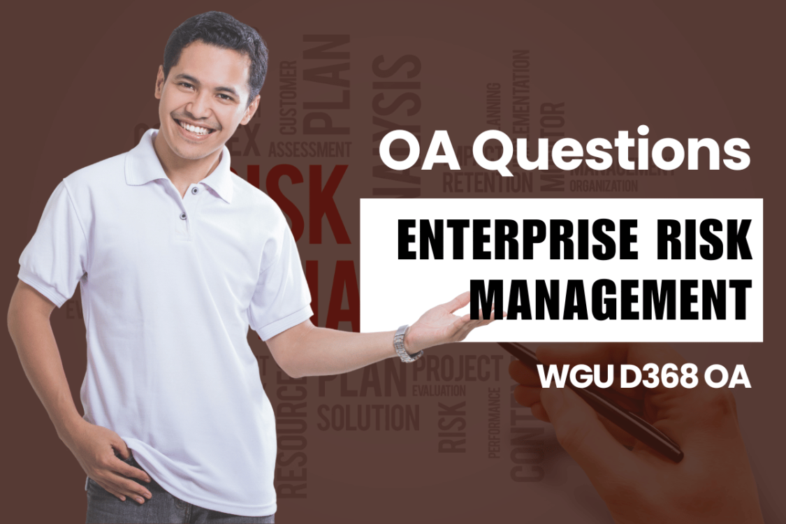 WGU D368 OA Questions and Answers