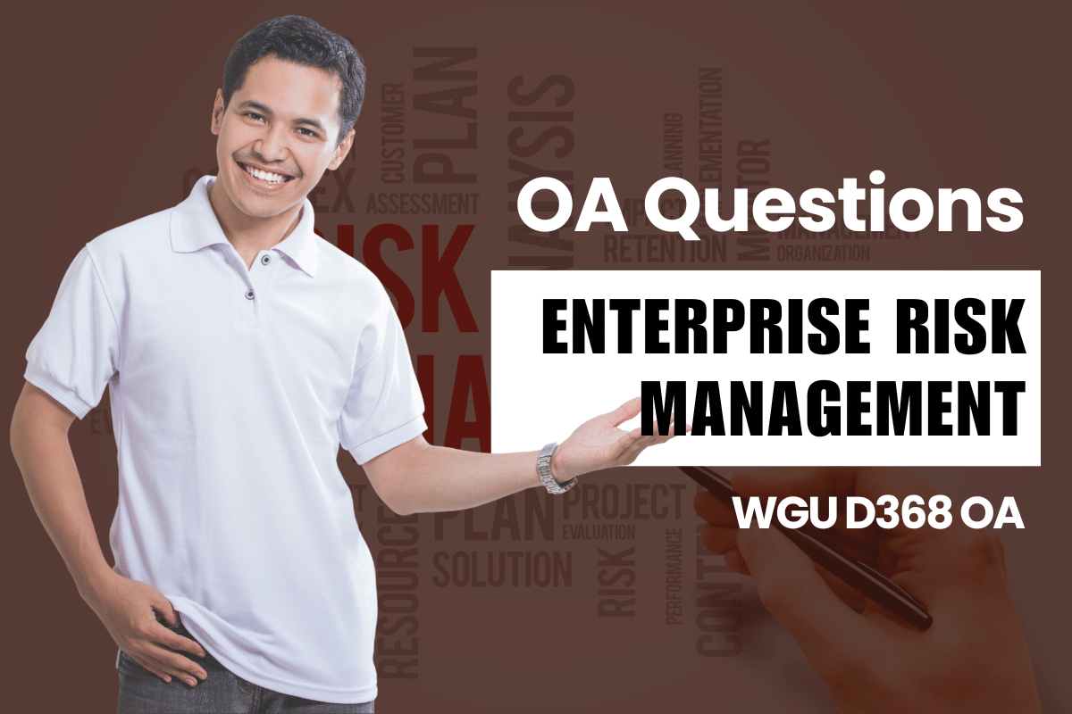 250 WGU D368 OA Questions and Answers
