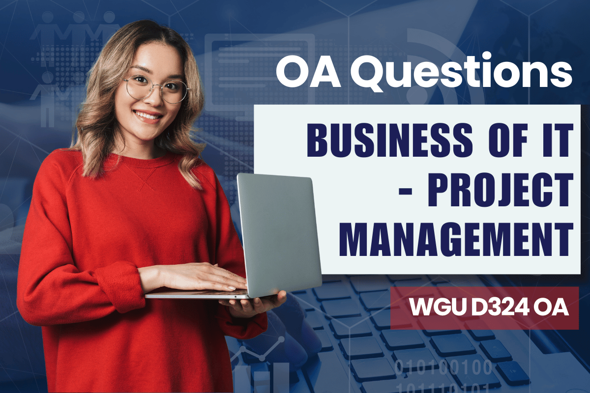 250 WGU D324 OA Questions and Answers