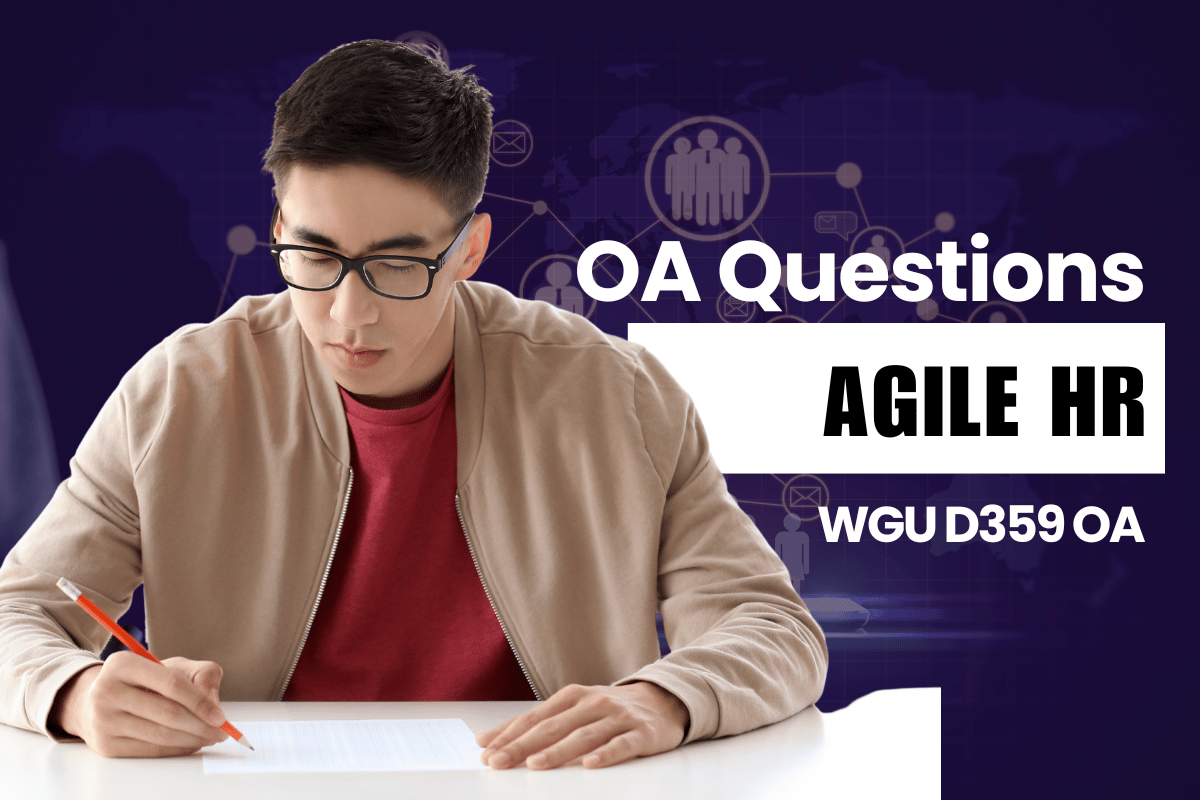 250 WGU D359 OA Questions and Answers