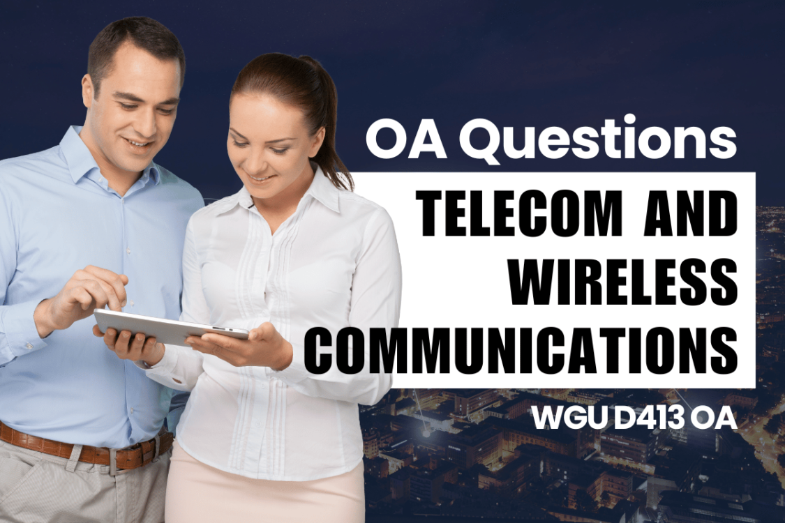 WGU D413 OA Questions and Answers