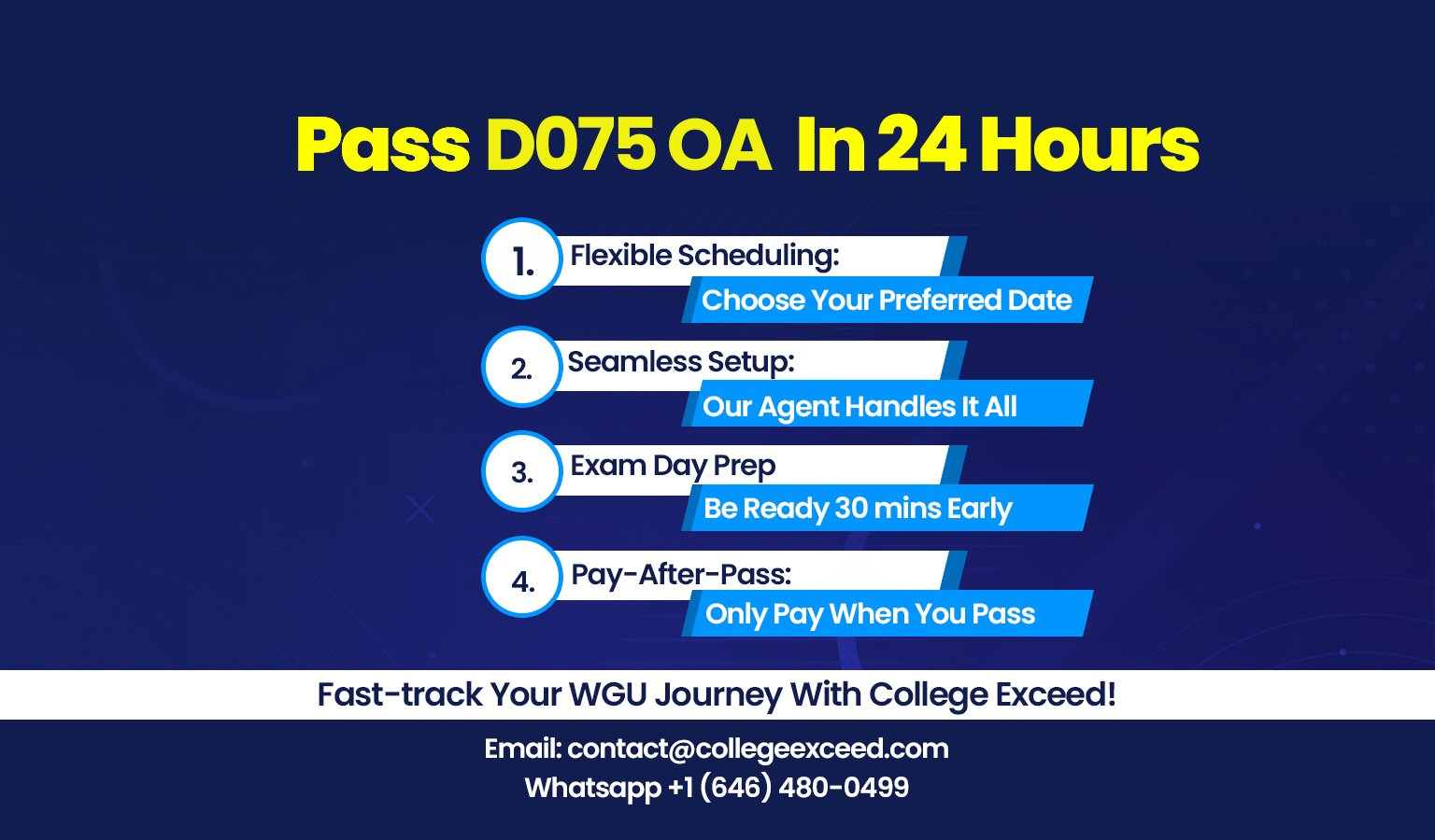 WGU D075 OA Questions